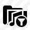 Folder Music Filter Icon