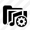 Folder Music Settings Icon