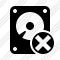 Hard Drive Cancel Icon