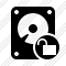 Hard Drive Unlock Icon