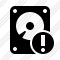 Hard Drive Warning Icon