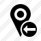 Map Pin Previous Icon