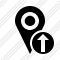 Map Pin Upload Icon