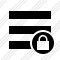 Menu Lock Icon