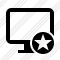 Monitor Star Icon