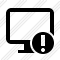 Monitor Warning Icon