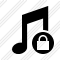 Icône Music Lock