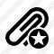 Paperclip Star Icon