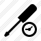 Screwdriver Clock Icon