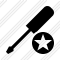 Screwdriver Star Icon