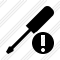 Screwdriver Warning Icon