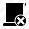 Script Blank Cancel Icon