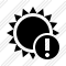 Sun Warning Icon