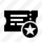 Ticket Star Icon