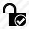 Unlock Ok Icon