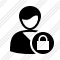 User 2 Lock Icon
