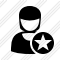 User Woman Star Icon