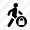 Walking Lock Icon