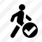 Walking Ok Icon