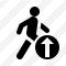 Walking Upload Icon