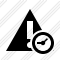 Warning Clock Icon