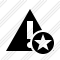 Warning Star Icon