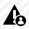 Warning User Icon