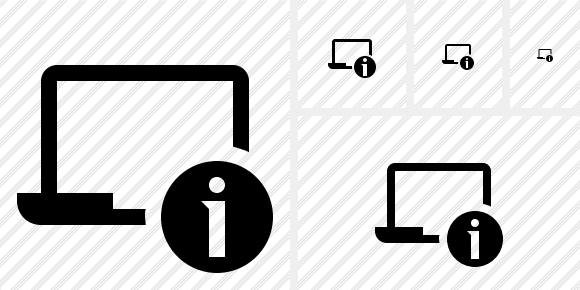 Laptop Information Symbol