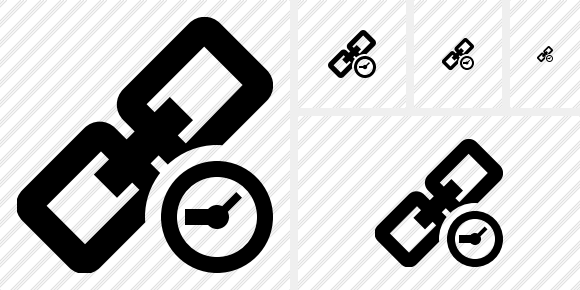 Link Clock Symbol Link Clock Symbol