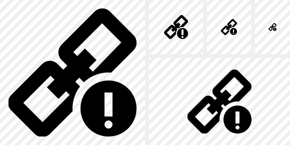 Link Warning Symbol Link Warning Symbol
