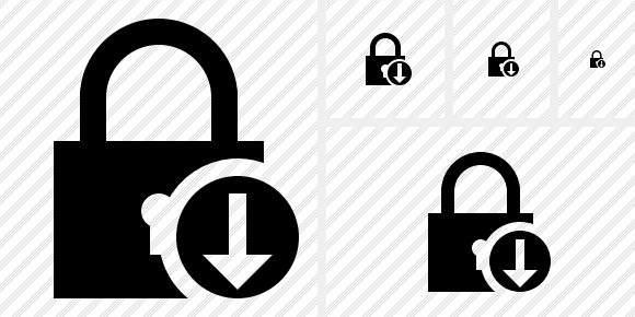Lock Download Icon Lock Download Icon