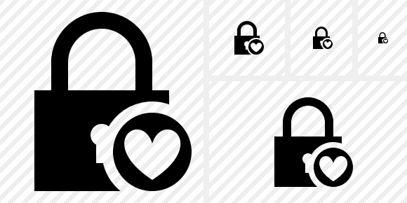 Lock Favorites Icon Lock Favorites Icon