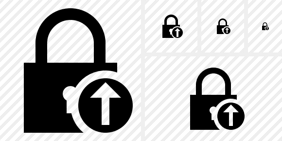 Lock Upload Icon Lock Upload Icon