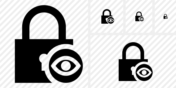 Lock View Icon Lock View Icon