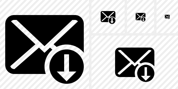 Mail Download Icon Mail Download Icon