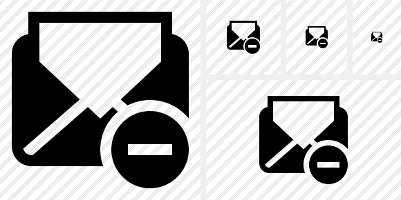 Mail Read Stop Symbol Mail Read Stop Symbol