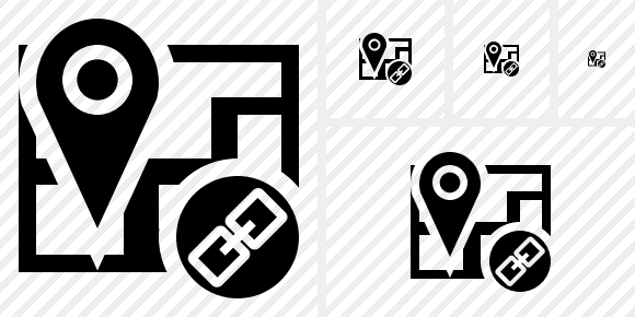 Map Location Link Icon Map Location Link Icon