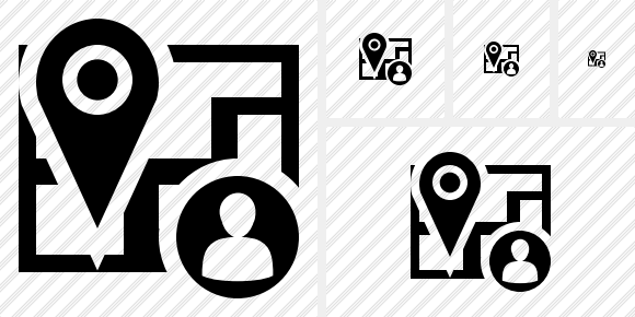 Map Location User Icon Map Location User Icon