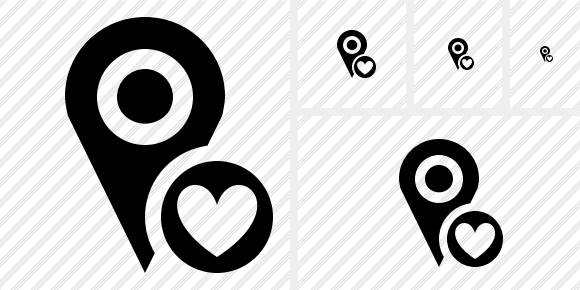 Map Pin Favorites Symbol Map Pin Favorites Symbol