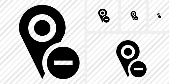 Map Pin Stop Symbol Map Pin Stop Symbol