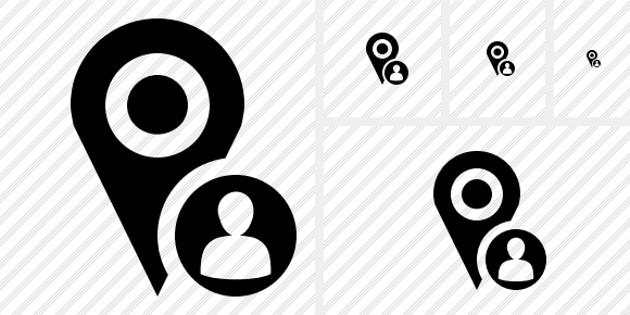 Map Pin User Symbol Map Pin User Symbol