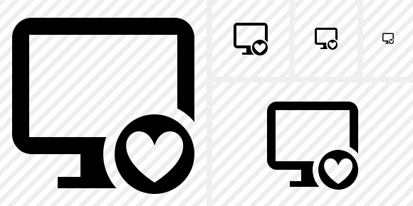 Monitor Favorites Icon Monitor Favorites Icon