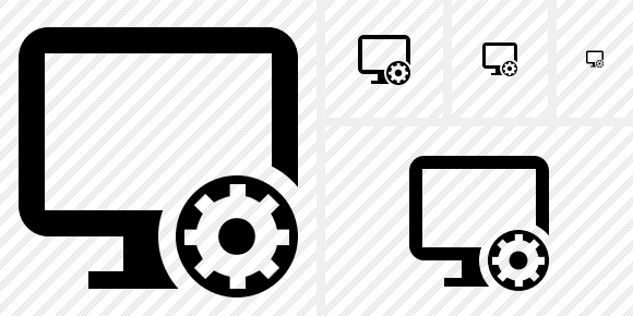 Icône Monitor Settings