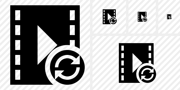 Movie Refresh Symbol