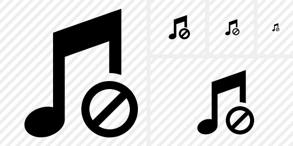 Music Block Icon Music Block Icon