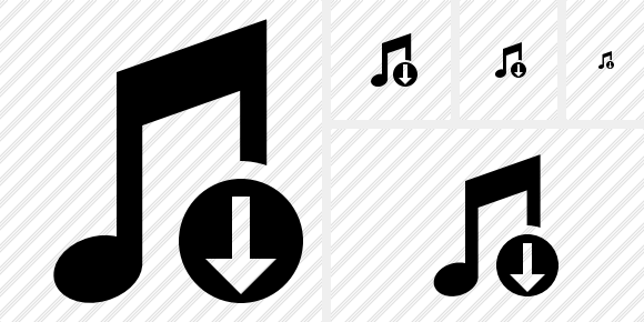 Music Download Symbol