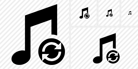 Music Refresh Icon Music Refresh Icon