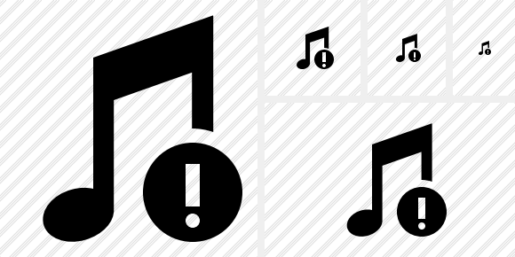 Music Warning Symbol
