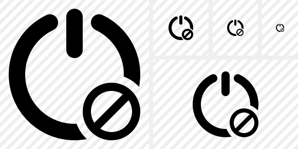 Off Block Icon Off Block Icon