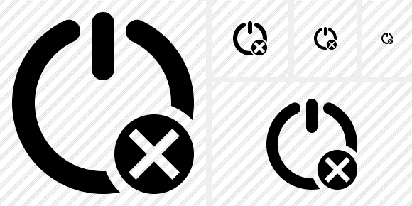 Off Cancel Icon Off Cancel Icon